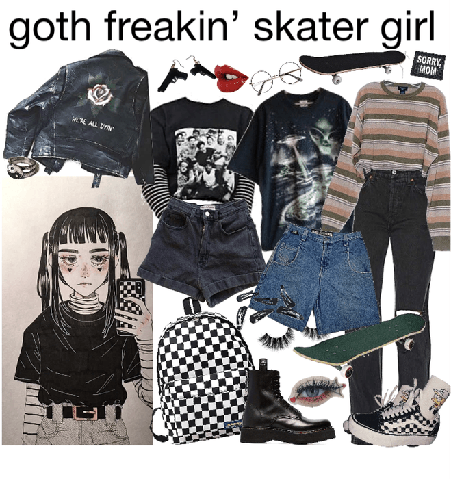 goth freakin’ skater girl