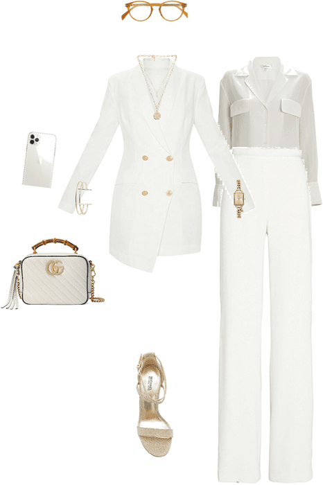 Total white with accessories
