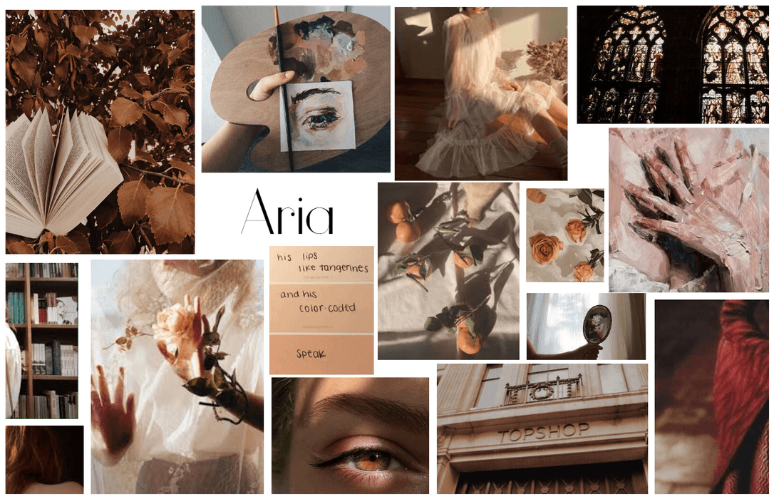 Name aesthetic board : Aria