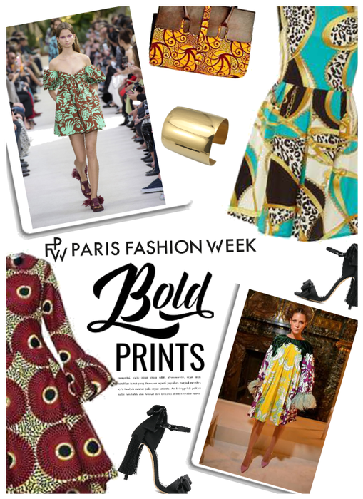 Paris Fashion Week/Bold Prints Trend