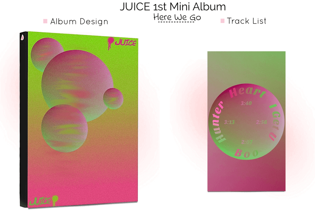 J.U.I.C.E 1st Mini Album - Here We Go Again + Track List