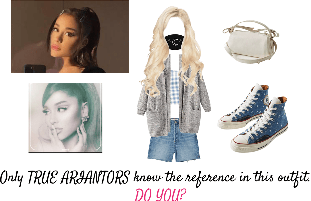 TRUE ARIANATORS- comment below what the Ariana Grande reference is in this outfit