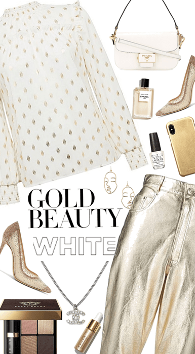 gold and white beauty