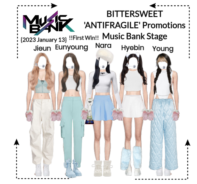 BITTERSWEET 'ANTIFRAGILE' Music Bank Stage