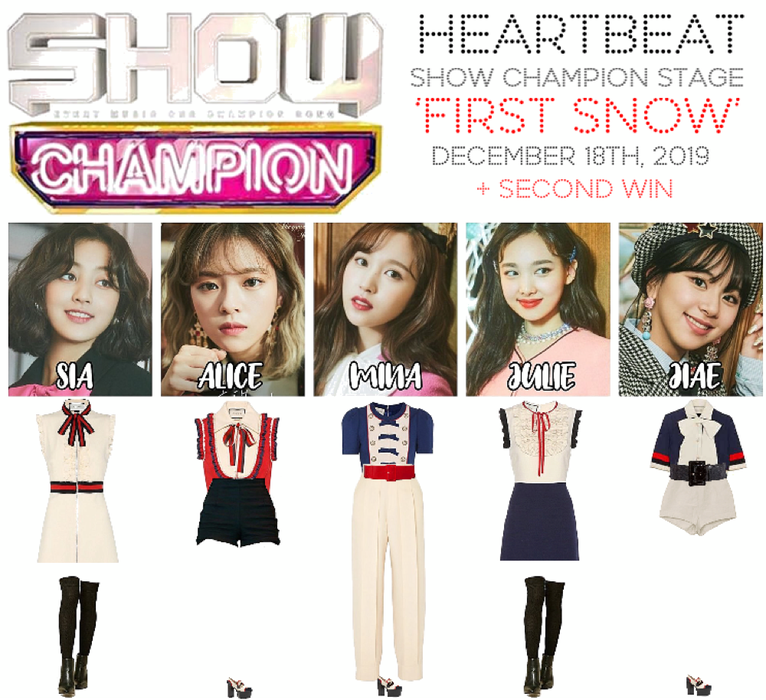 [HEARTBEAT] SHOW CHAMPION 121819 STAGE | ‘FIRST SNOW’ + SECOND WIN