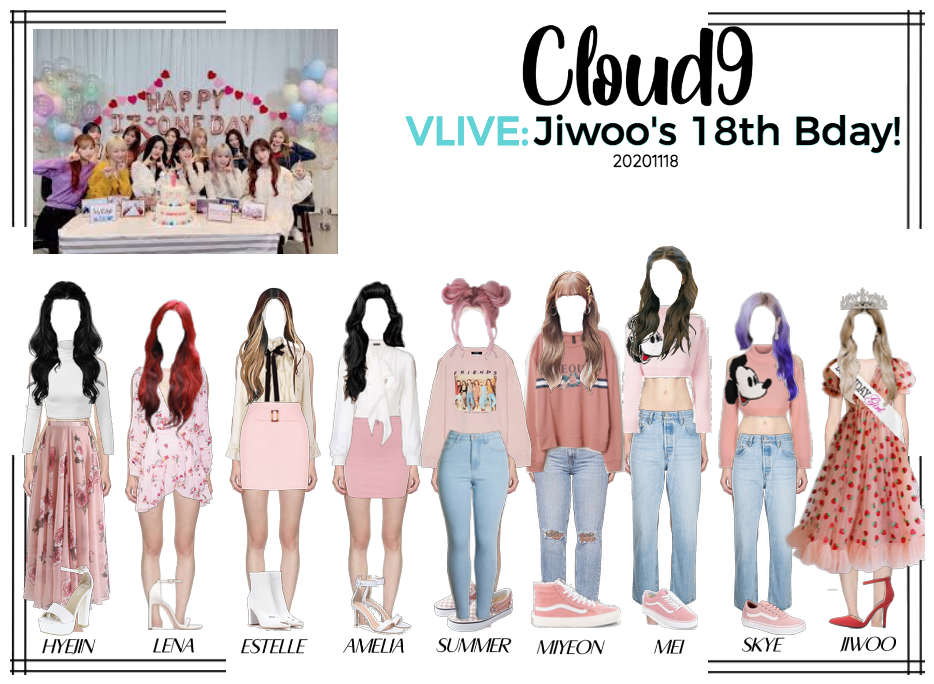 Cloud9 (구름아홉) | VLIVE: Jiwoo's 18th Bday! | 201118