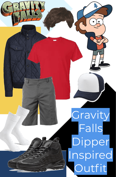 DIPPER Gravity Falls Inspired Outfit