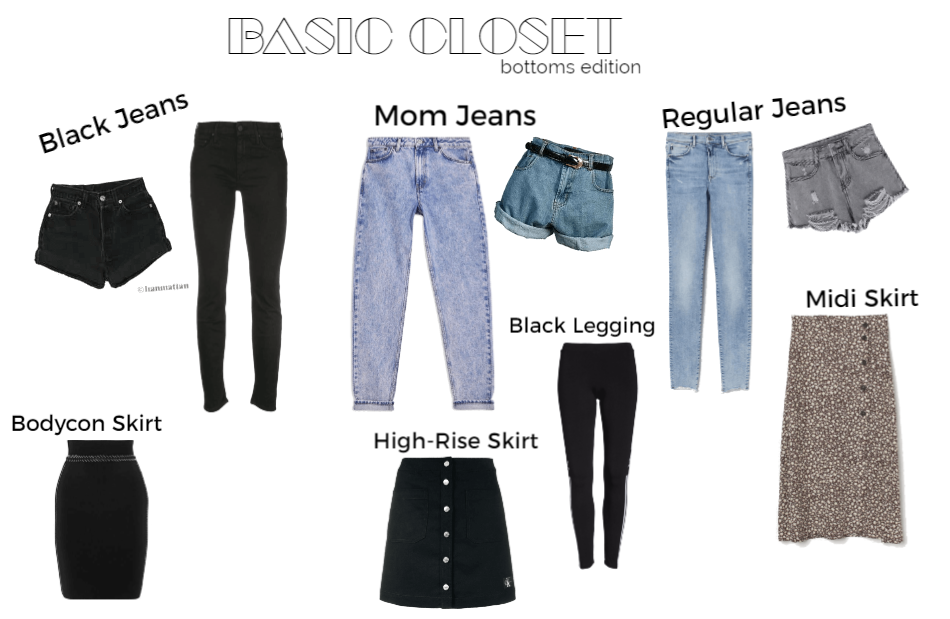 Basic Closet: bottoms edition