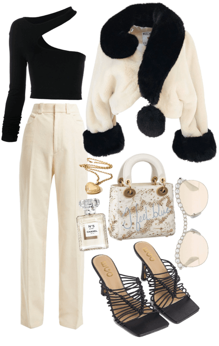 moschino coat Outfit | ShopLook