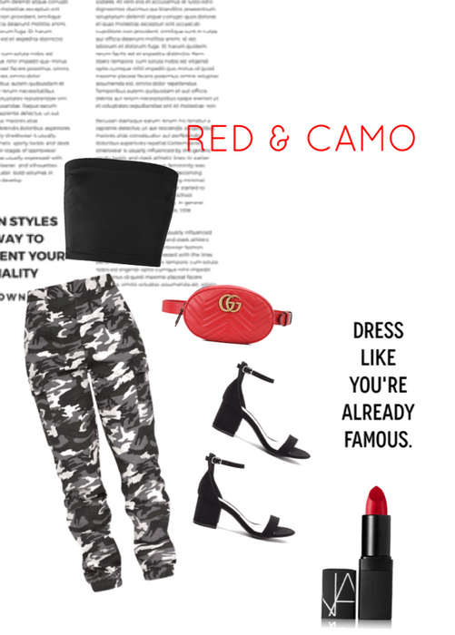red and camo