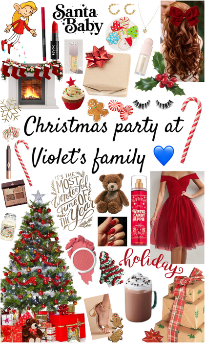 Christmas party at Violet’s Family 💙