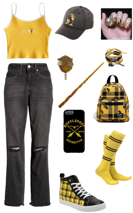 modern hufflepuff everyday outfit