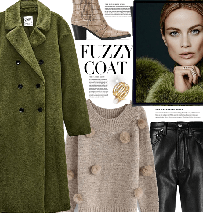 Warm fuzzy coat