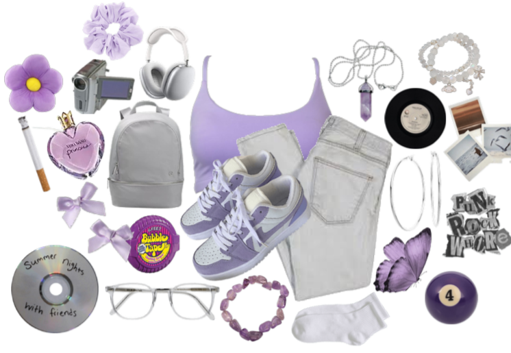 Purple and Gray <3
