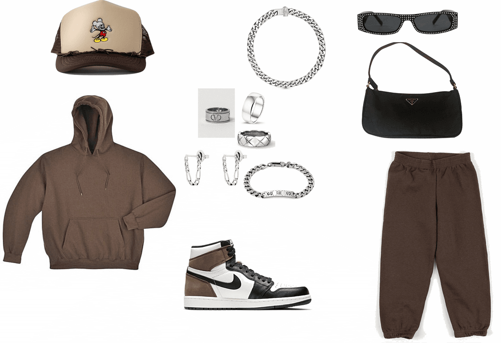 brown earth tone fit