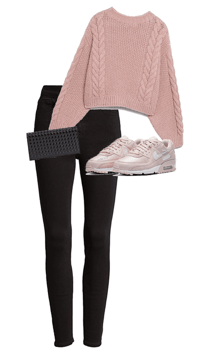 pink comfy outfit