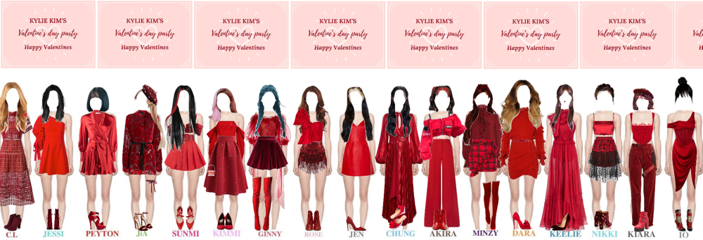 KYLIE KIMS VALENTINES PARTY