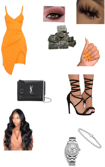 orange 🧡 bday outfit