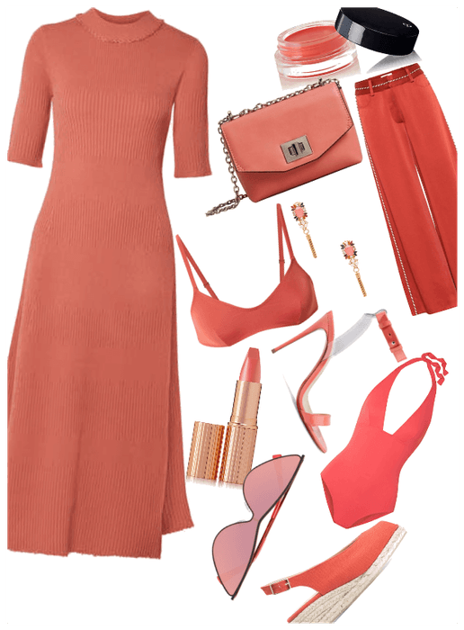 All coral essentials of the season