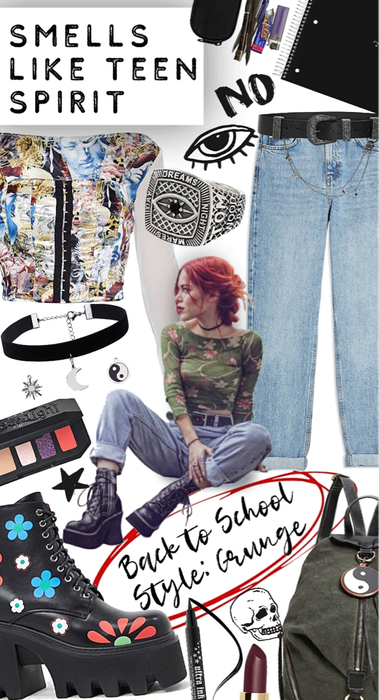 back to school grunge style
