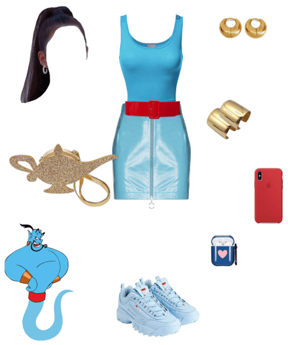Mini skirt Disney bound: Genie