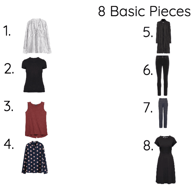 8 basic pieces