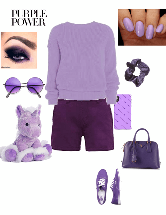 Purple monochromatic color scheme