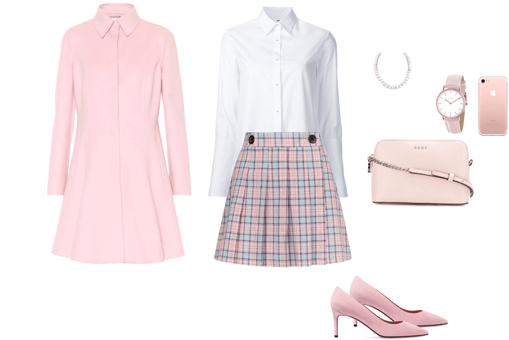 pink and plaid