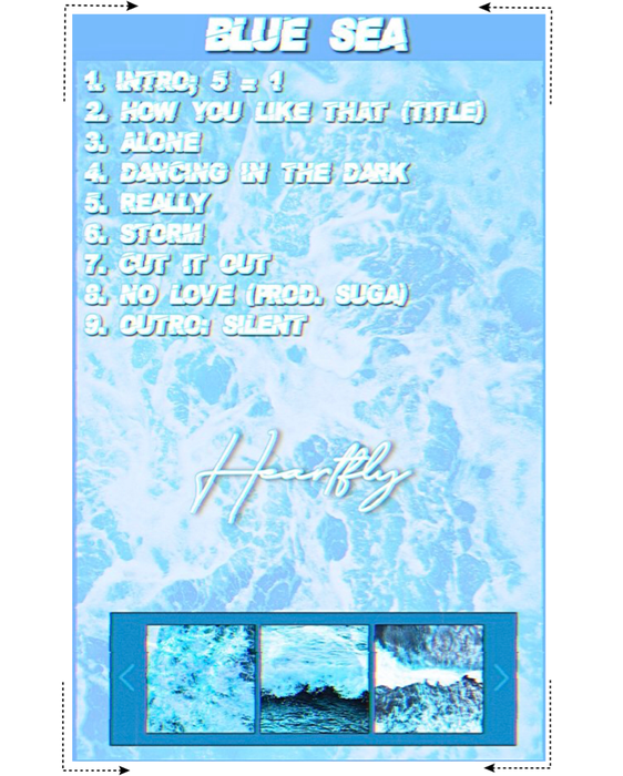 HEARTFLY (하트플라이요) “BLUE SEA” TRACKLIST