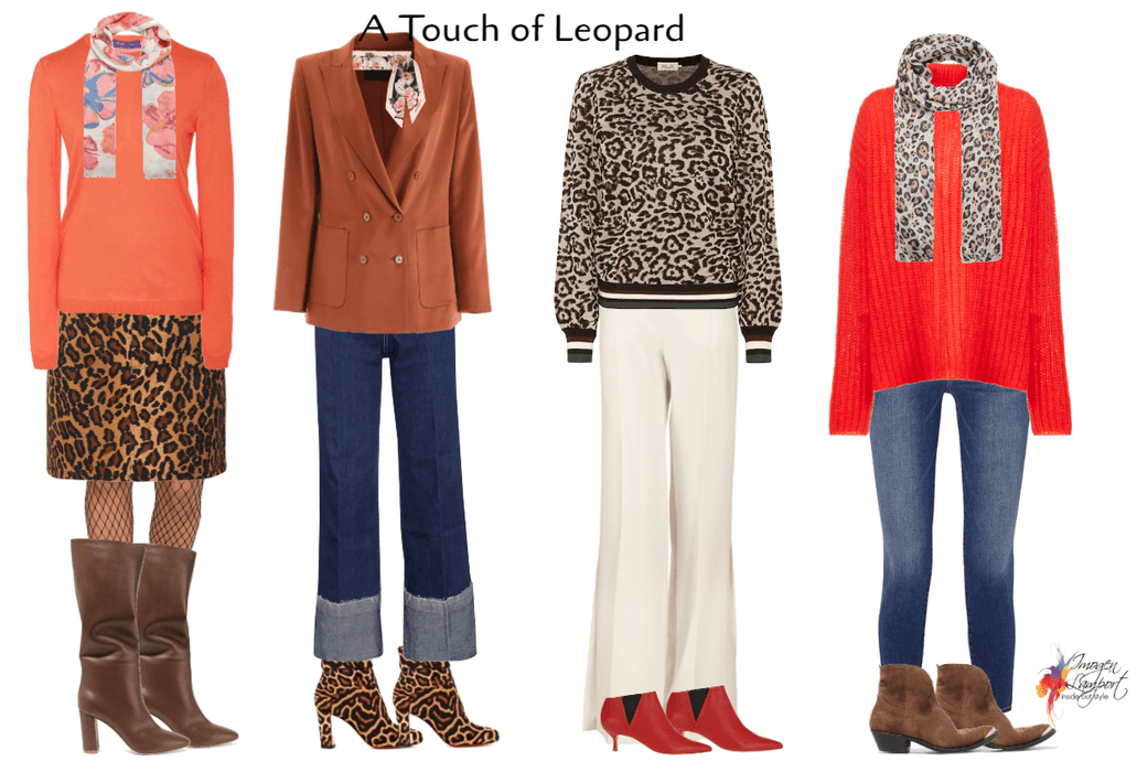 A touch of leopard to your winter outfit