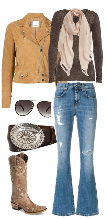 Tan and brown casual