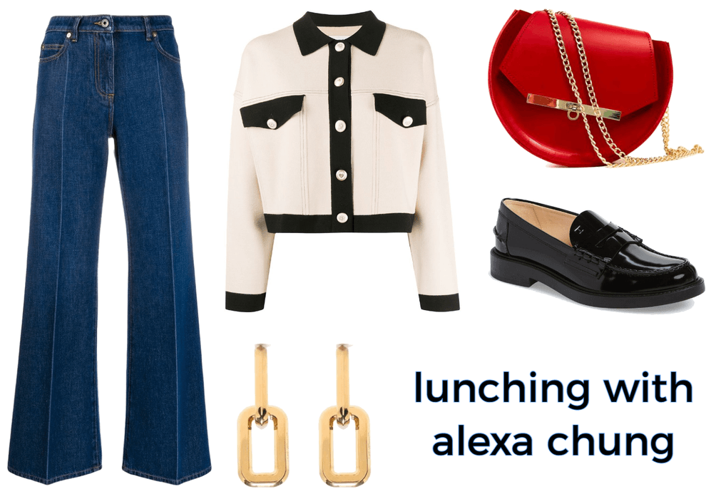 Lunching with Alexa Chung