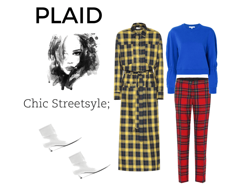 Winter Plaid in the city
