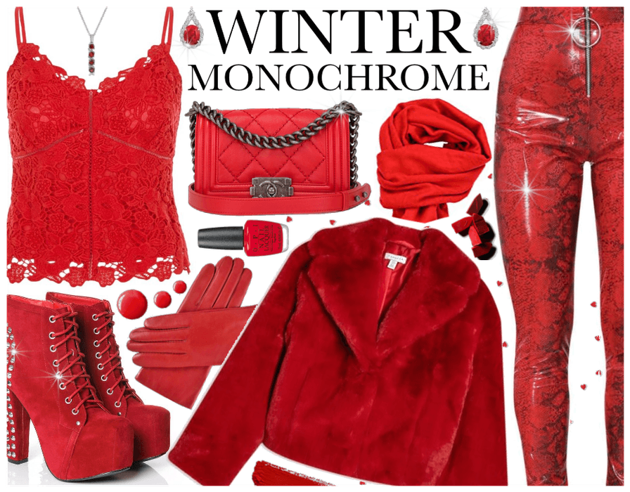 Winter Monochrome: RED