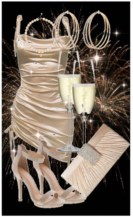 Champagne New Year's Outfit
