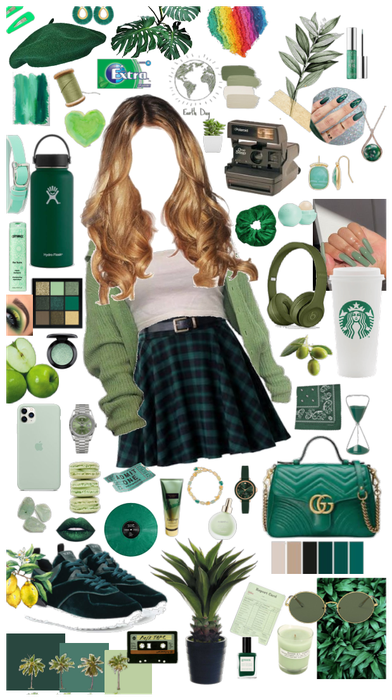 green inspo outfit