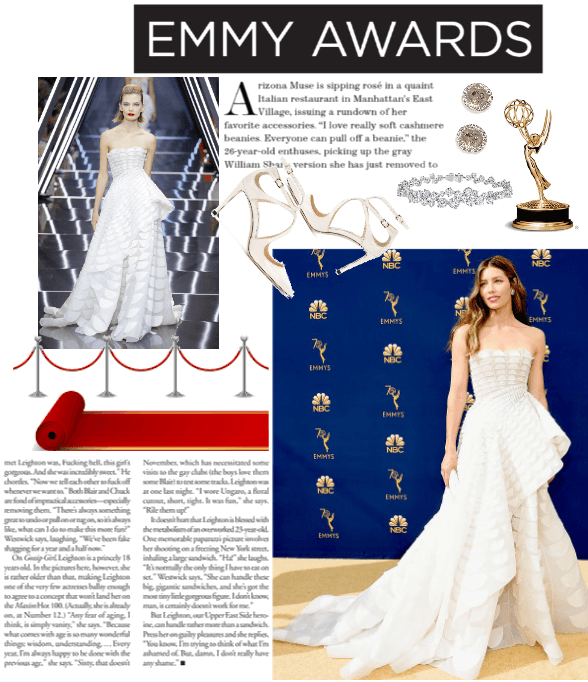 Jessica Biel - Emmy Awards 2018