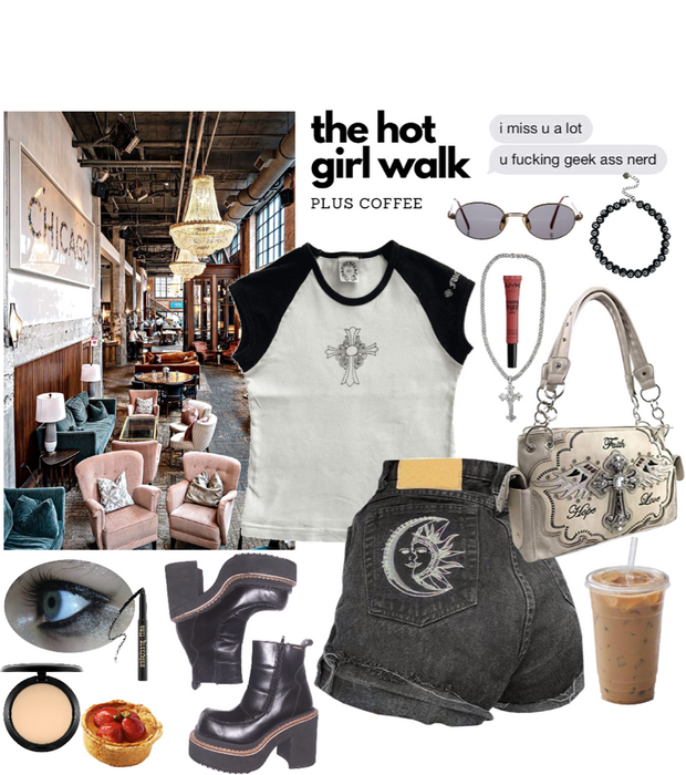 Hot Girl Coffee Walk