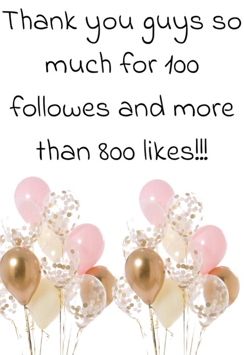 #100 followers!!!