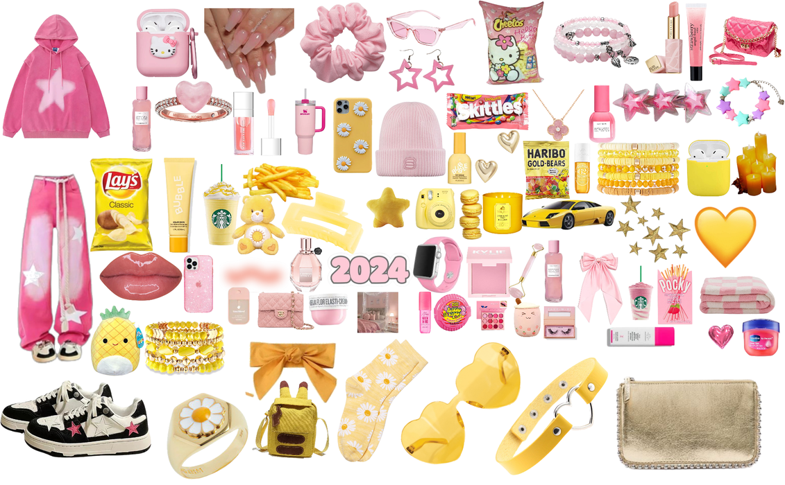 pink/yellow