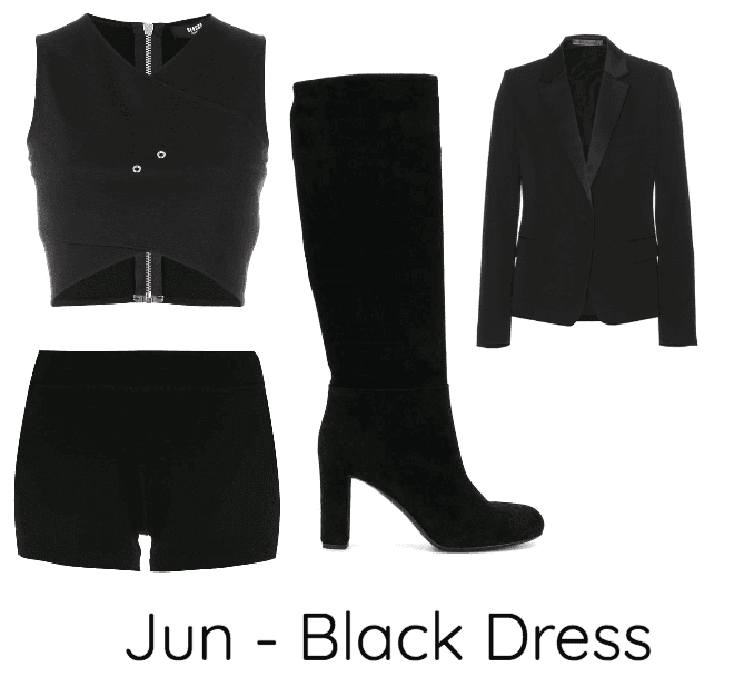 Jun - Black Dress