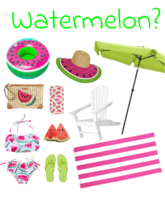 Beach Day: Watermelon 🍉