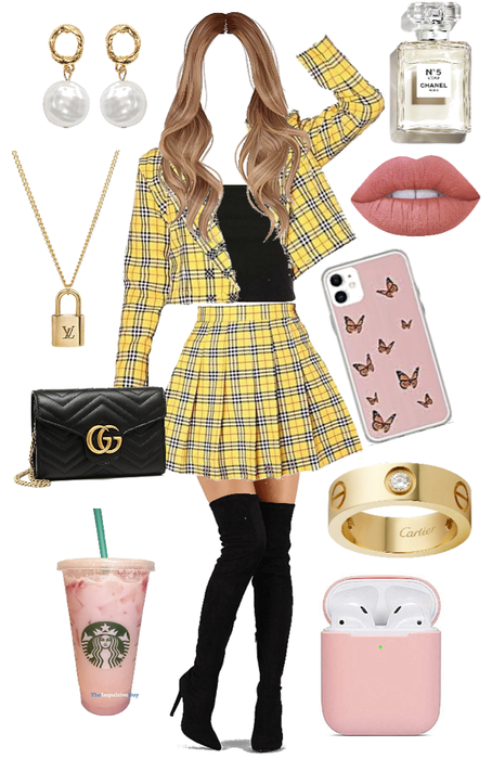 clueless inspired look💛
