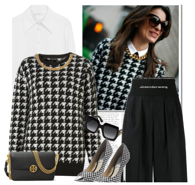 houndstooth sweater