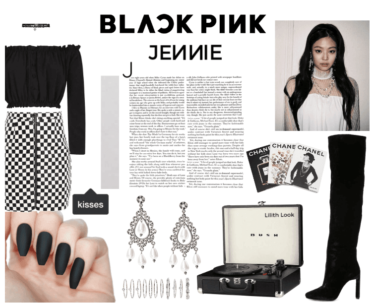 Jennie Black Pink  Inspired
