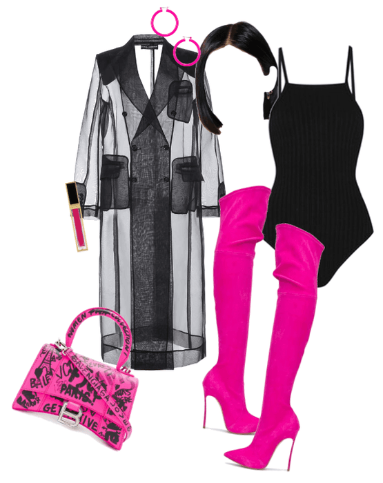 Pink and Black