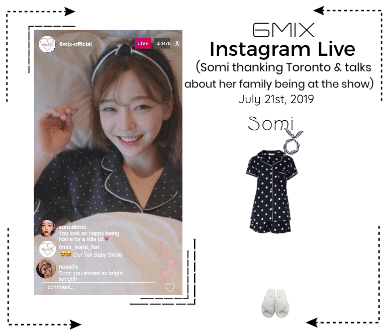 《6mix》Instagram Live - Somi
