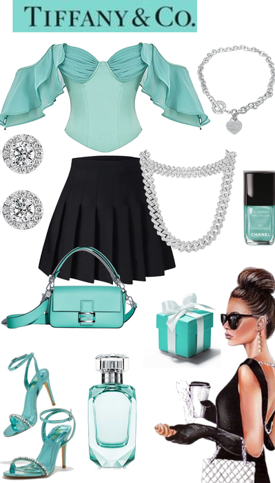 Tiffany inspired outfit