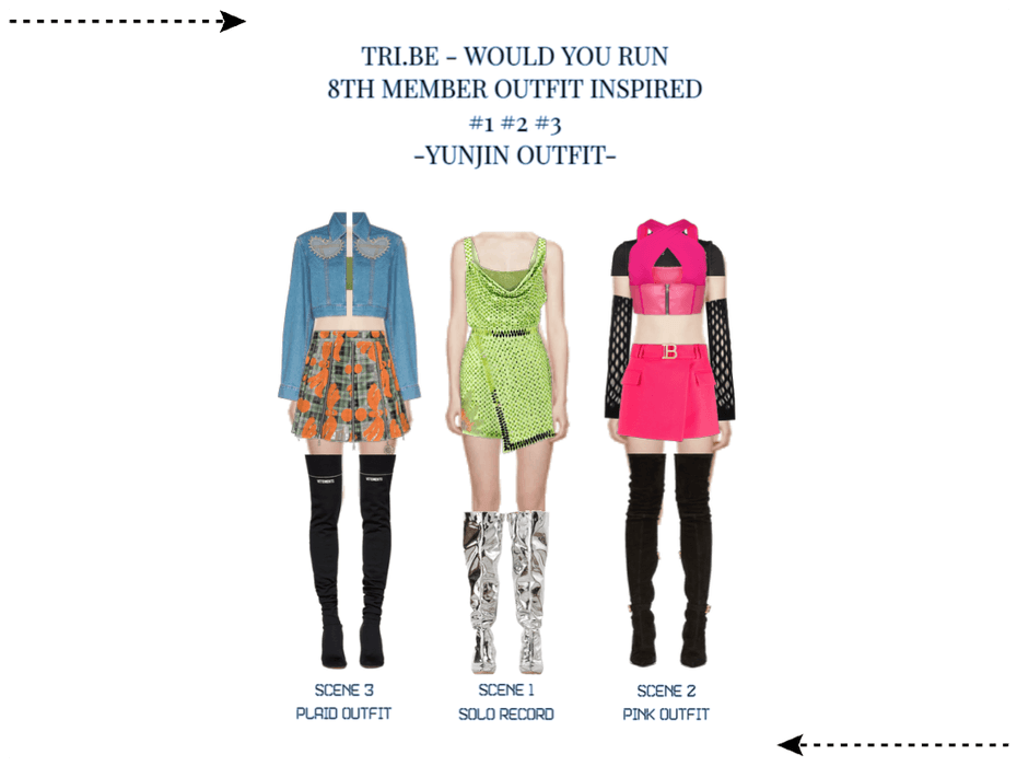 TRI.BE WOULD YOU RUN MUSIC VIDEO 8TH MEMBER OUTFIT