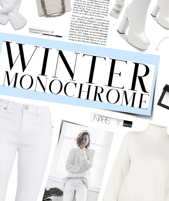 winter wonderland monochrome